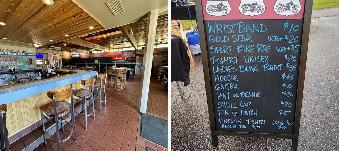 Beach Bar Menu